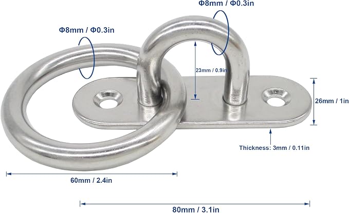 Stainless Steel Ceiling Hooks & Wall Hangers - Image 2