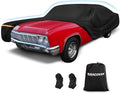 Car Cover for Chevy Caprice 2/4 Door Coupe/Sedan 1966-1996, Waterproof 210D by BIGACOVER