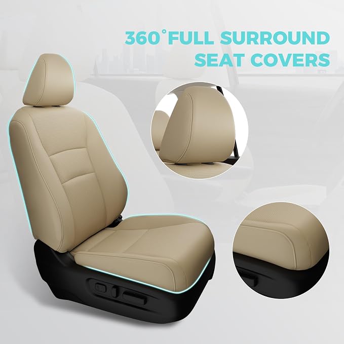Custom for Honda Pilot Seat Covers, Car Seat Protectors Full Set for Pilot LX - Image 4