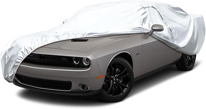 Car Cover Compatible with Dodge Challenger 2008-2024, Waterproof Car Cover by JAROGAN