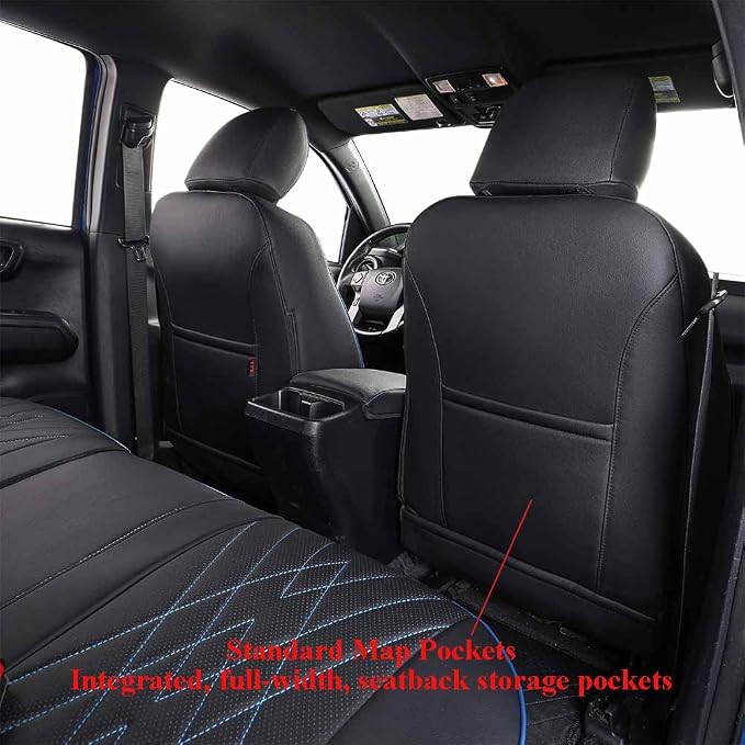 EKR Custom Fit Tacoma Leather Car Seat Covers - Image 3
