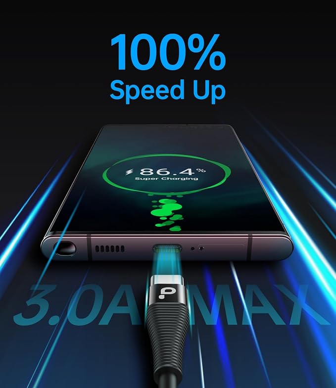USB C Cable Fast Charging, USB-C Charging Cord Compatible - Image 3