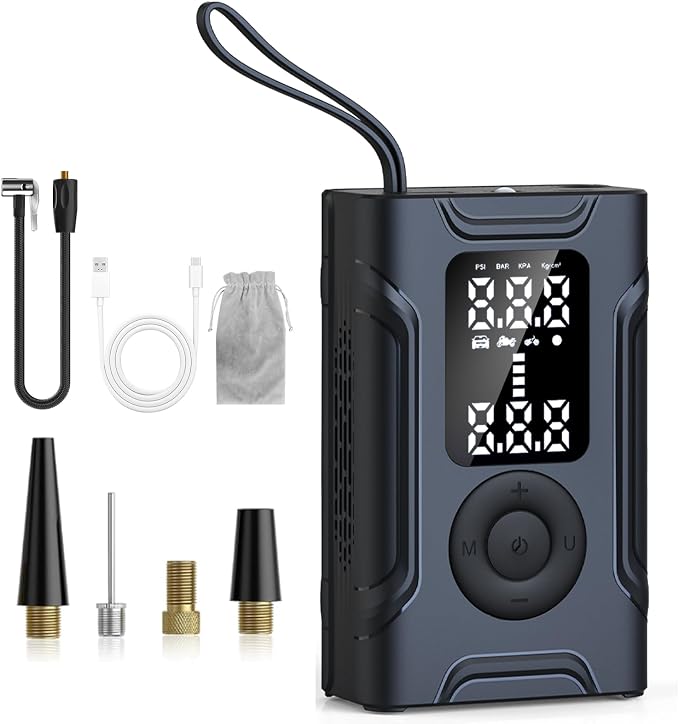 Tire Inflator Portable Air Compressor, Air Pump - Image 8