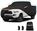 Waterproof Car Covers for Toyota Tacoma Double Cab-6ft Bed 2016-2025, by BIGACOVER