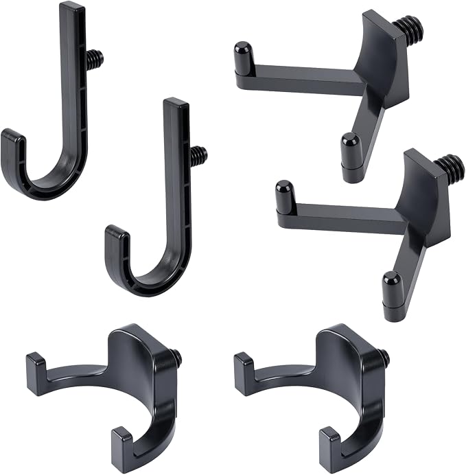 6 Pcs ABS Storage Shed Tool Hooks, Heavy Duty Shed Accessories & Hooks by BeiJiGuang