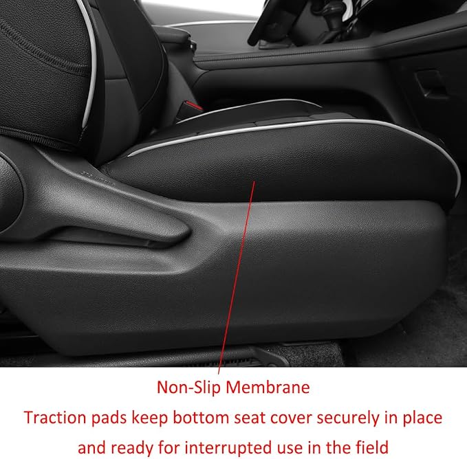 EKR Sienna Seat Covers for 2011-2020 Toyota Sienna L, 7 Seats, 2nd Row Captain - Image 3