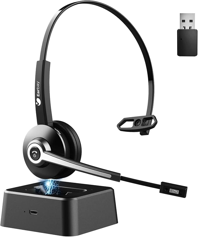 Earbay Trucker Bluetooth Headset, Wireless Headphones by Earbay