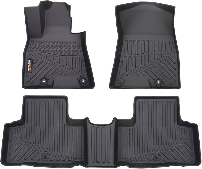 Binmotor-Floor Mats Custom for for Genesis GV80 2021-2025 5-Seater, 1st & 2nd by VisittheBinmotor