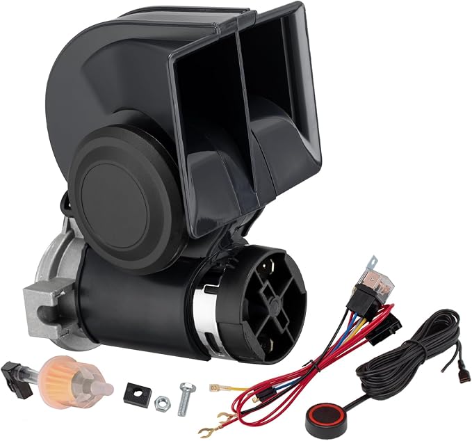 Air Horn for Truck, Super High Pitched Train Horn for Car, Waterproof Snail by AOLIHAN