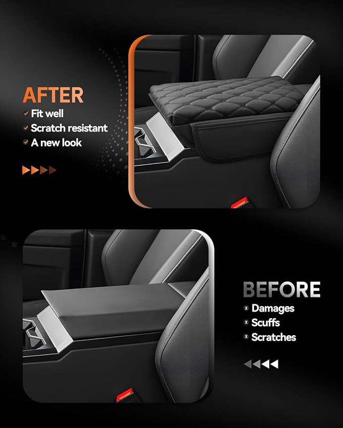 CDEFG for 2024 2025 Cybertruck Center Console Cover Armrest Cover for Tesla - Image 3