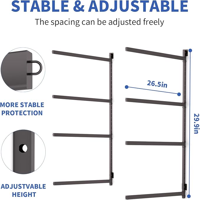Wall Mounted Kayak Storage Rack, Kayak Racks - Image 3