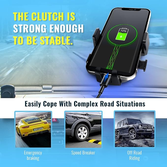 Upgraded 3-in-1 Phone Holders for Your Car, Heavy-Duty Car Phone Mount for - Image 6