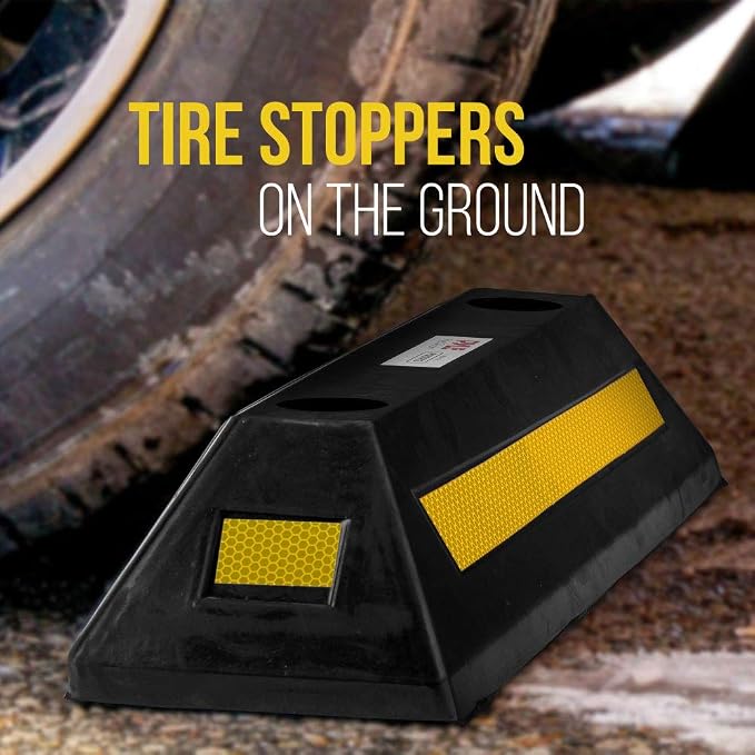 Pyle Curb Garage Vehicle Floor Stopper - Image 8