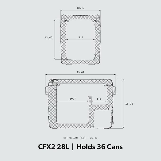 Dometic CFX2 28-Liter Portable Refrigerator and Freezer, Powered by AC/DC - Image 2