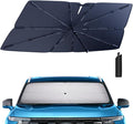 Windshield Sun Shade Umbrella for 2015-2024 Ford Edge Accessories: Custom Fit by HIMUMOY
