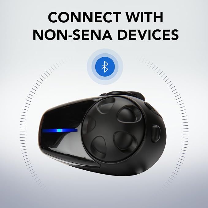 Sena SMH10-10 Motorcycle Bluetooth Headset/Intercom Communication System - Image 3