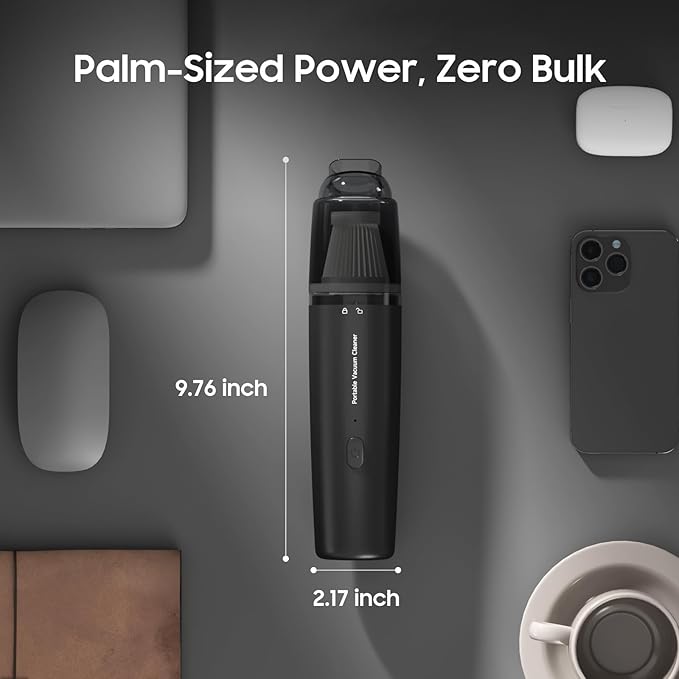 Handheld Vacuum Cordless, Car Vacuum Cleaner Portable - Image 2