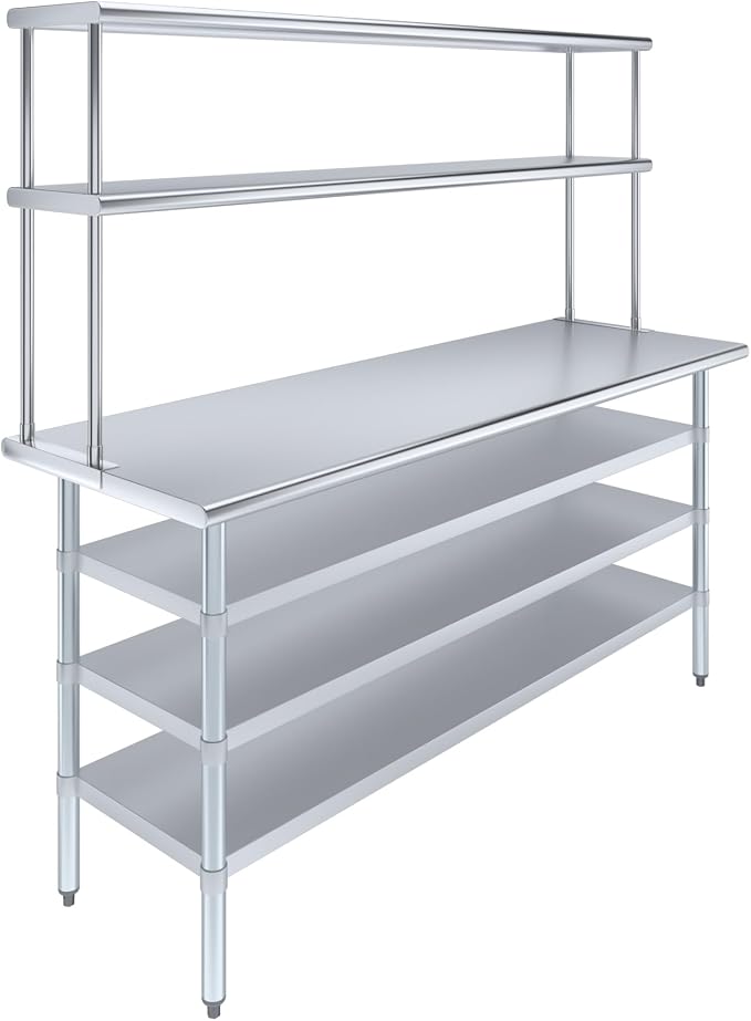 Amgood 24" x 72" Stainless Steel Work Table by AmGood