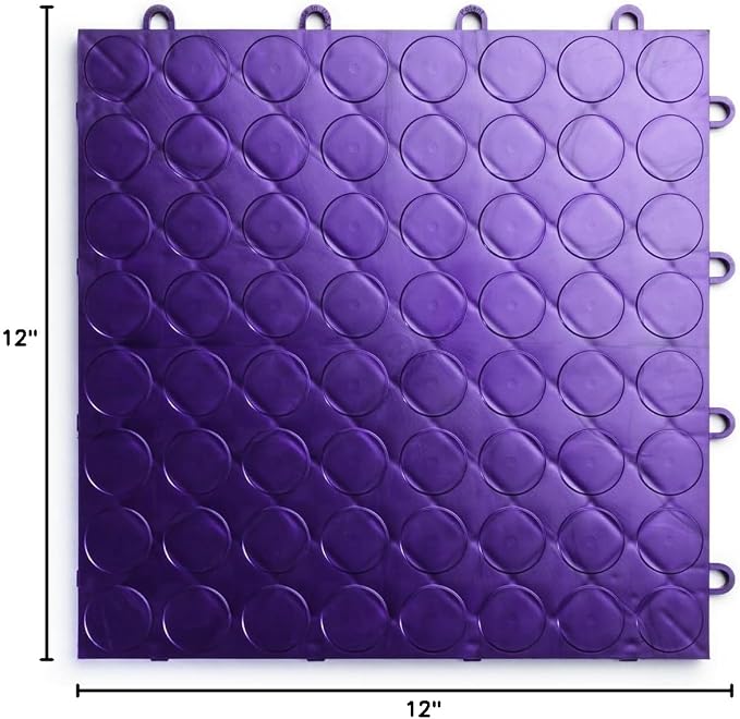 Big Floors RaceDeck CircleTrac, Interlocking Non-Slip Garage Flooring Tile - Image 7