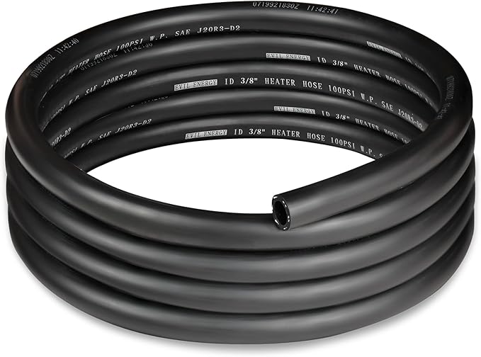 EVIL ENERGY 3/8" Heater Hose Coolant Radiator Straight 100PSI SAE 20R3 10FT by EVILENERGY