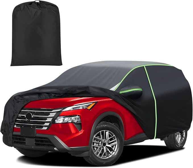 Mixsuper Liner Car Cover for Nissan Rogue 2008-2026, 7 Layers Waterproof All by Mixsuper+Liner