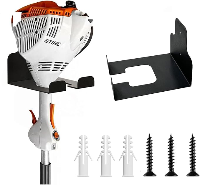 Weed Eater Hanger，Weedeater Rack Garage Organizer Trimmer Rack, Garden Power by CCAENI