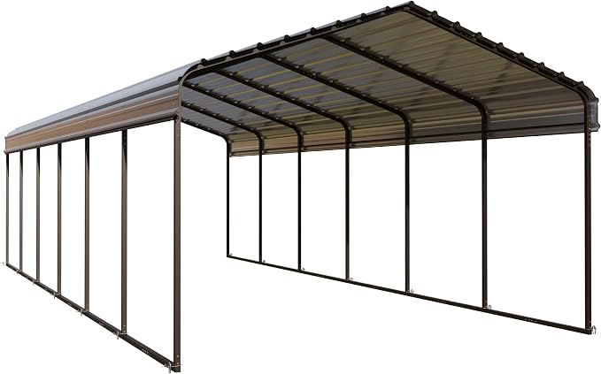 PHI VILLA 12'x30'x8.5 'Metal Carport - Image 9
