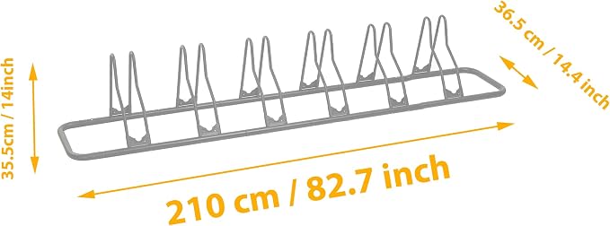 CyclingDeal Bike Rack Floor Parking Bike Stand - Image 3
