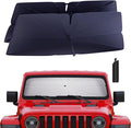 Windshield Sun Shade Umbrella: for Jeep Gladiator-2020-2025 -4-Layers Front by HIMUMOY