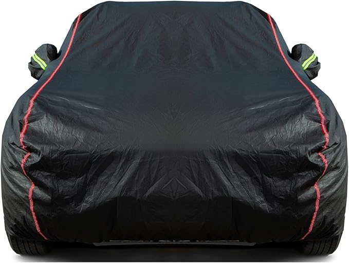 Breathable New Material, Waterproof Car Cover, Locks and Zipper Doors, by QUYDDC