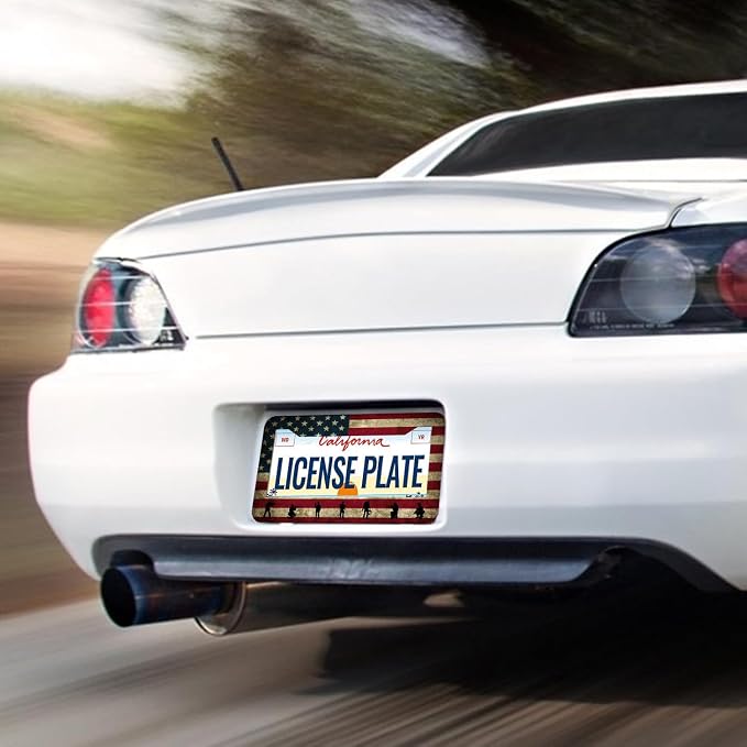 American Flag License Plate Frames - Image 7