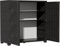 ZZM Indoor/Outdoor Storage Cabinet Waterproof, All Weather Outdoor Storage by ZZM