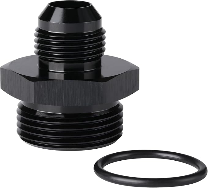 10AN Male Flare to 16AN ORB O-ring Boss Fuel Pump Rail Adapter Fitting Aluminum by Podavelle