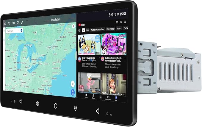 Joying 8.9" Single Din Touchscreen Radio Android 13 Head Unit by JOYINGAndroidCarStereo