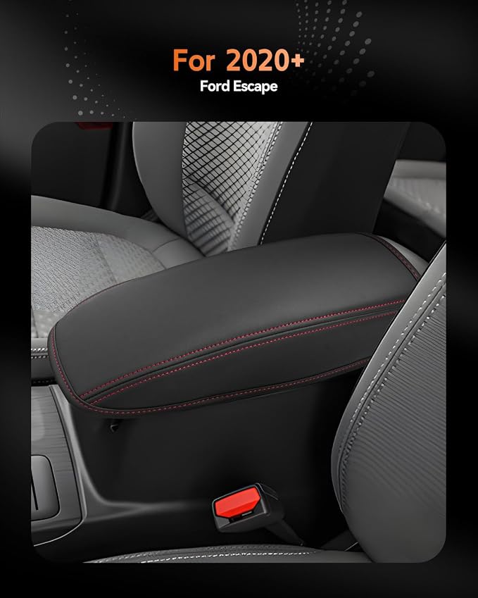 CDEFG for Ford Escape 2020-2025 Center Console Cover Armrest Box Cover for - Image 2