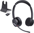 Yealink WH64 Hybrid DECT& Bluetooth Wireless Headset, 492ft Range Dual Teams UC by RedefineYourWorkplace