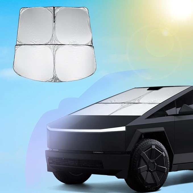 SXCY for 2024 2025 Tesla Cybertruck Windshield Sunshade for Tesla Cybertruck by SXCY
