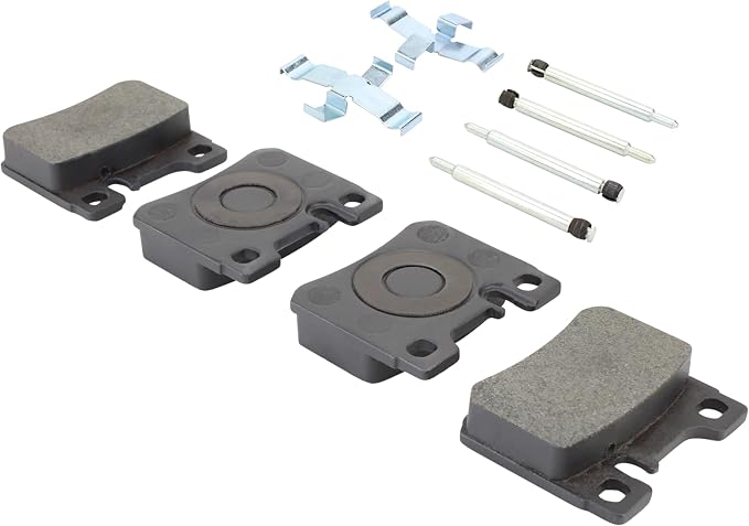 Premium Semi-Metallic Rear Brake Pads Compatible - Image 2