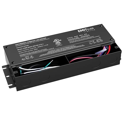 EMITEVER Dimmable Led Driver, 200W AC 110V-277V to DC 24V Transformer, 5-in-1 - Image 9