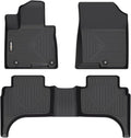 GINOWY-Floor Mats for Hyundai Santa Cruz 2022-2024 2025, TPE All Weather Car by GINOWY