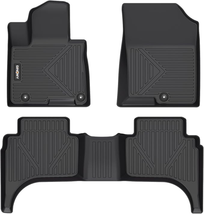 GINOWY-Floor Mats for Hyundai Santa Cruz 2022-2024 2025, TPE All Weather Car by GINOWY