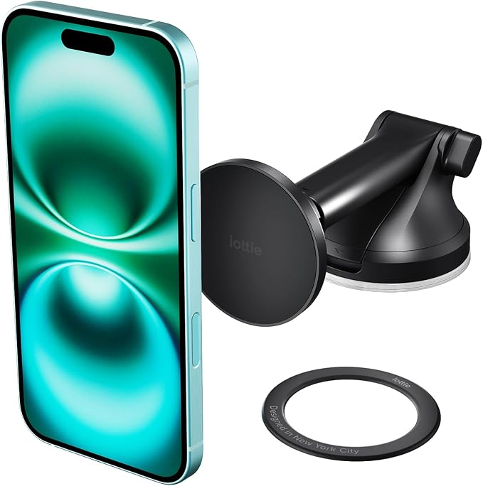 iOttie iTap 3 Magnetic Dash & Windshield Mount Car Phone Holder by iOttie