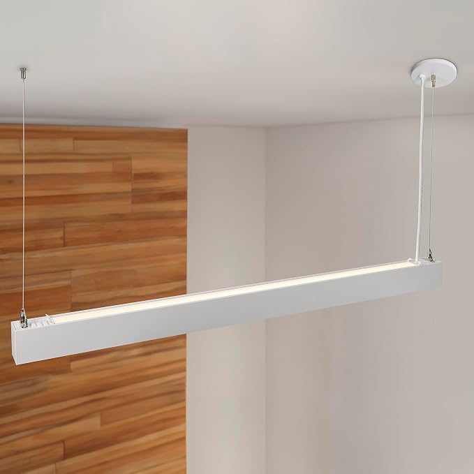 Maxxima 4 ft. LED Linear Light, Up and Down Adjustable Light Output, 3 CCT - Image 5