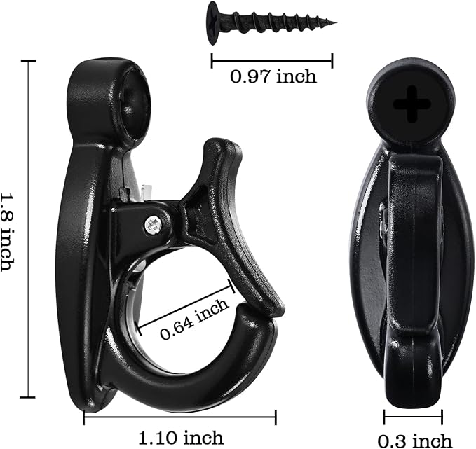 Elrswy 40Pack, Light Hanger Hooks, String Light Hooks, Screw-in Hooks - Image 5