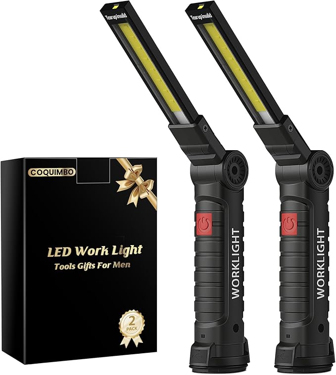 Coquimbo Tool Gifts for Men Dad Him Husband, Rechargeable LED Work Light BBQ by Coquimbo
