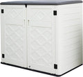 Large Horizontal Storage Sheds, 38 cu.ft. Outdoor Storage Box by Mrosaa