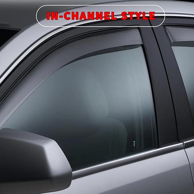 4pcs in Channel Rain Guards Fit - Image 3