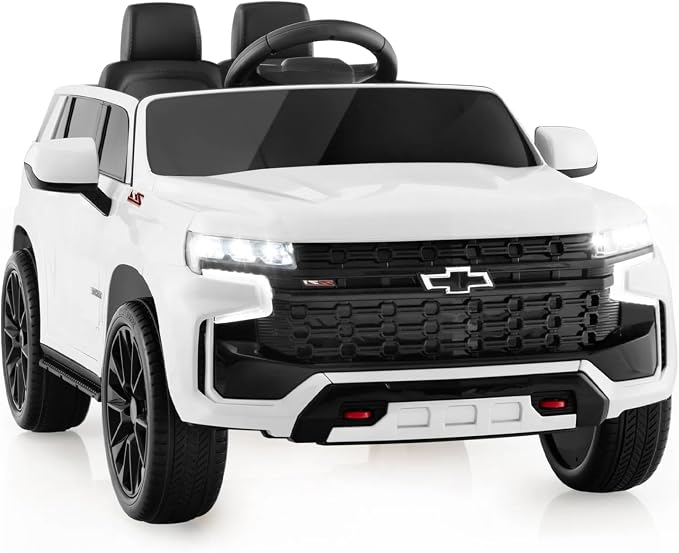 HONEY JOY Ride On Truck, 12V Licensed Chevrolet Tahoe, Chevy Electric Vehicle by HONEYJOY