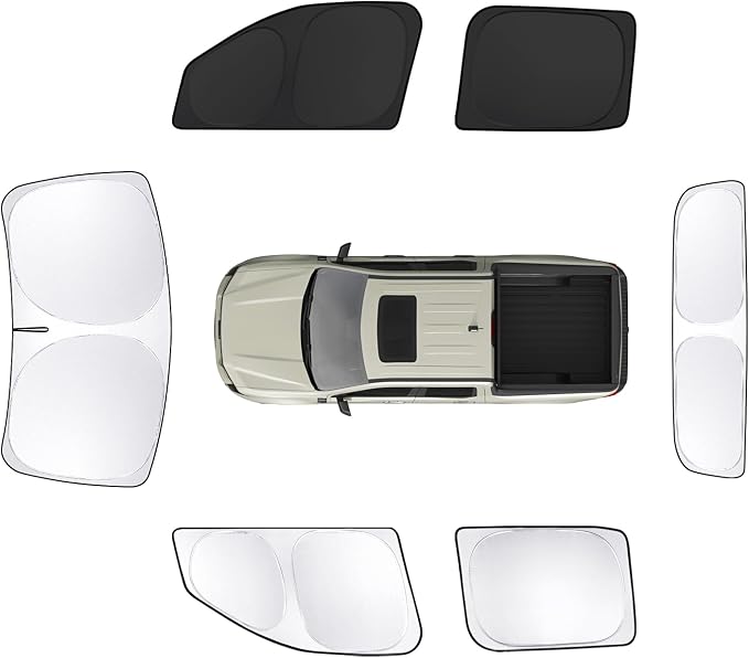 6pcs Car Window Shades for Ford Maverick2022-2024 2025 Accessories, Windshield by Unknown