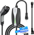 Level 1/2 EV Charger, 16Amp Electric Car Charger 25FT Cable by Seguma